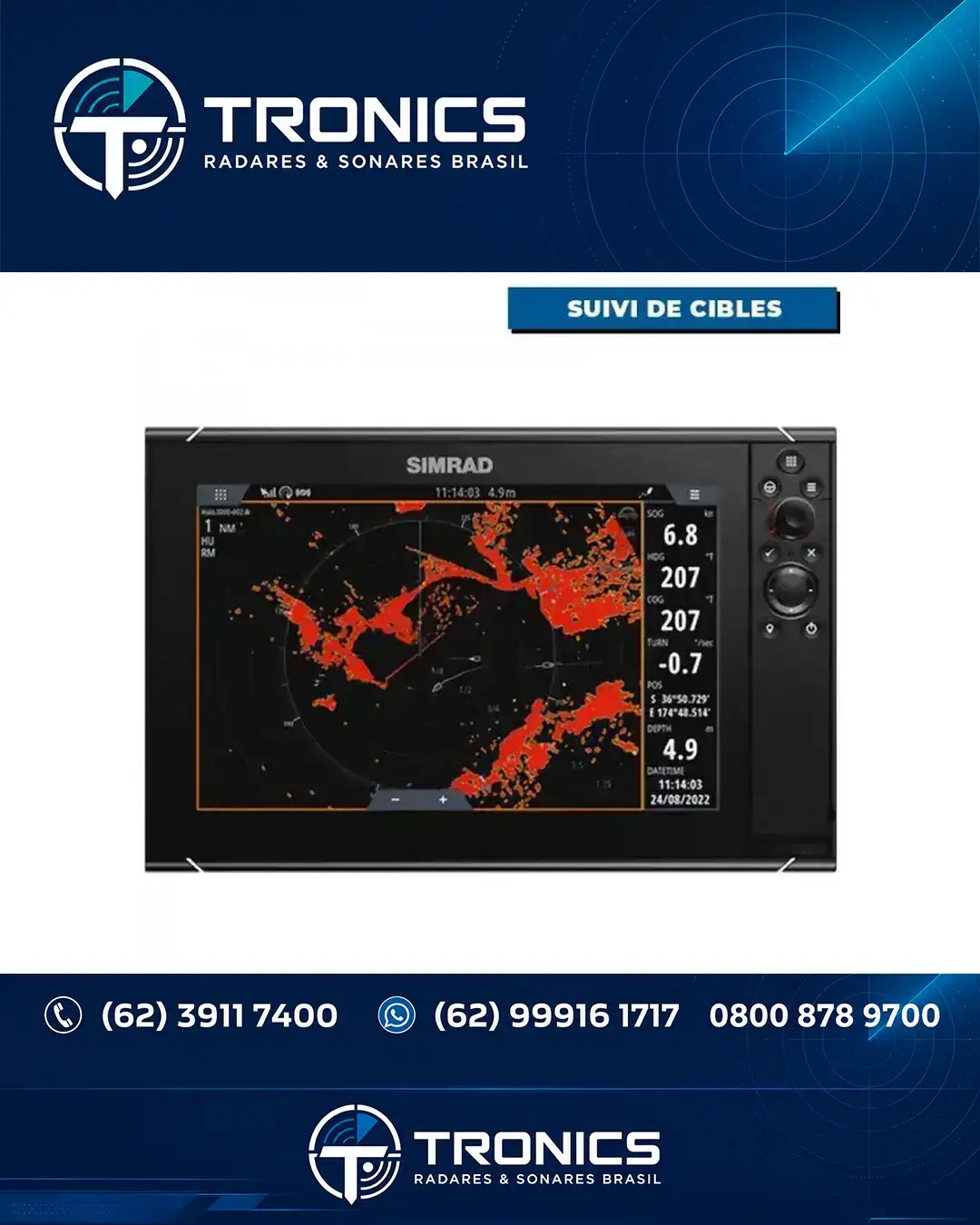 ASSISTÊNCIA SIMRAD HALO3000 GOIÁS