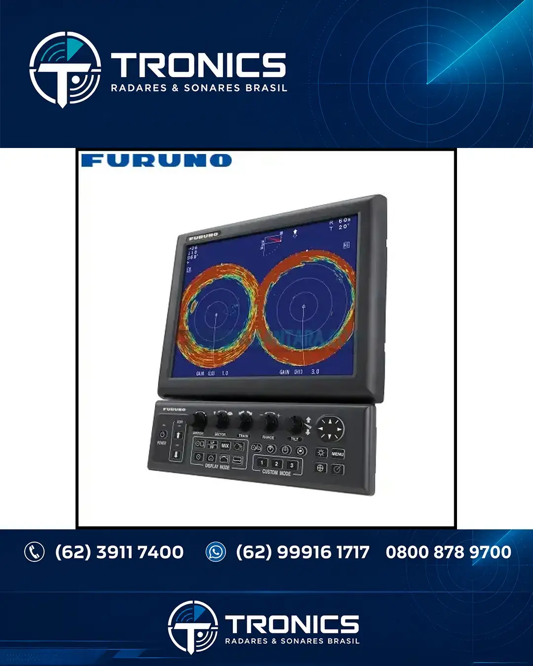 ASSISTÊNCIA SONAR E ECOSSONDA FURUNO CH 600 GOIANIA