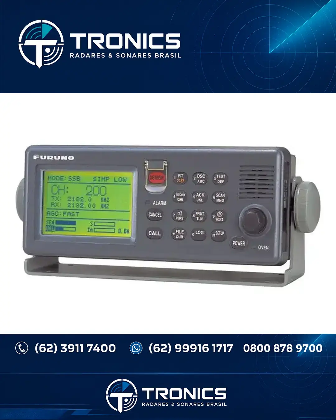 ASSISTÊNCIA COMUNICACAO E GMDSS FURUNO FS 2575 BRASÍLIA