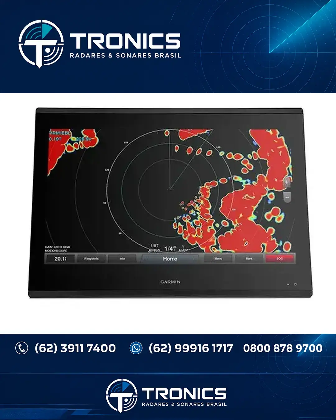 ASSISTÊNCIA GARMIN GMR FANTOM 18 GOIANIA