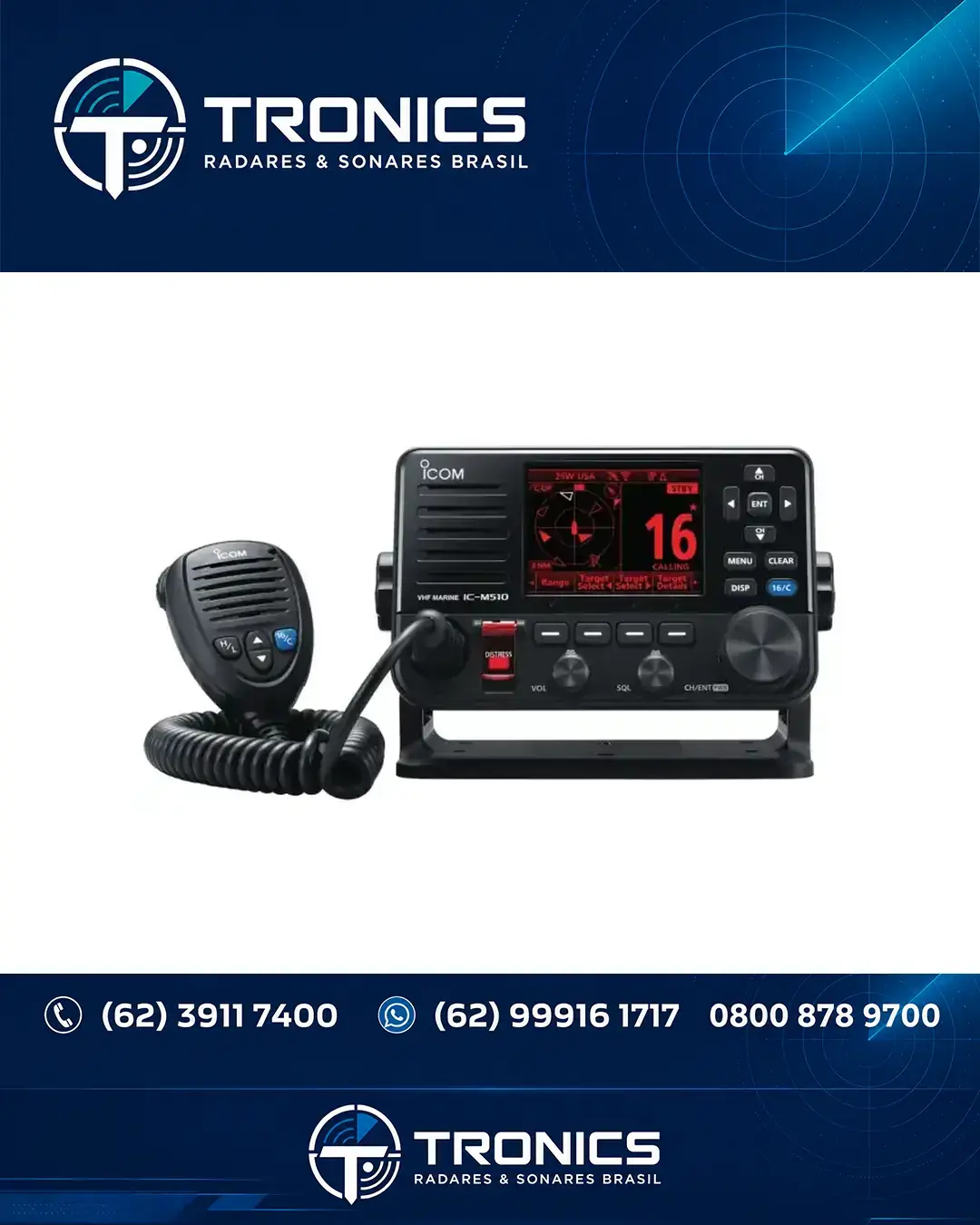 ASSISTÊNCIA ICOM IC M510 RIO DE JANEIRO