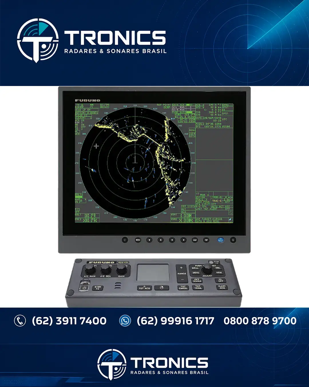 ASSISTÊNCIA RADAR FURUNO FAR 1523 NO BRASIL