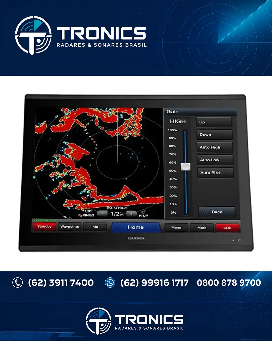 ASSISTÊNCIA RADAR GARMIN GMR 424 DF