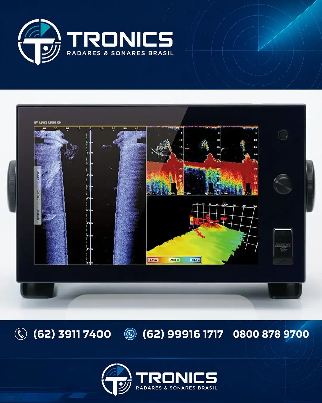 ASSISTÊNCIA SONAR E ECOSSONDA FURUNO DFF3D GOIÁS