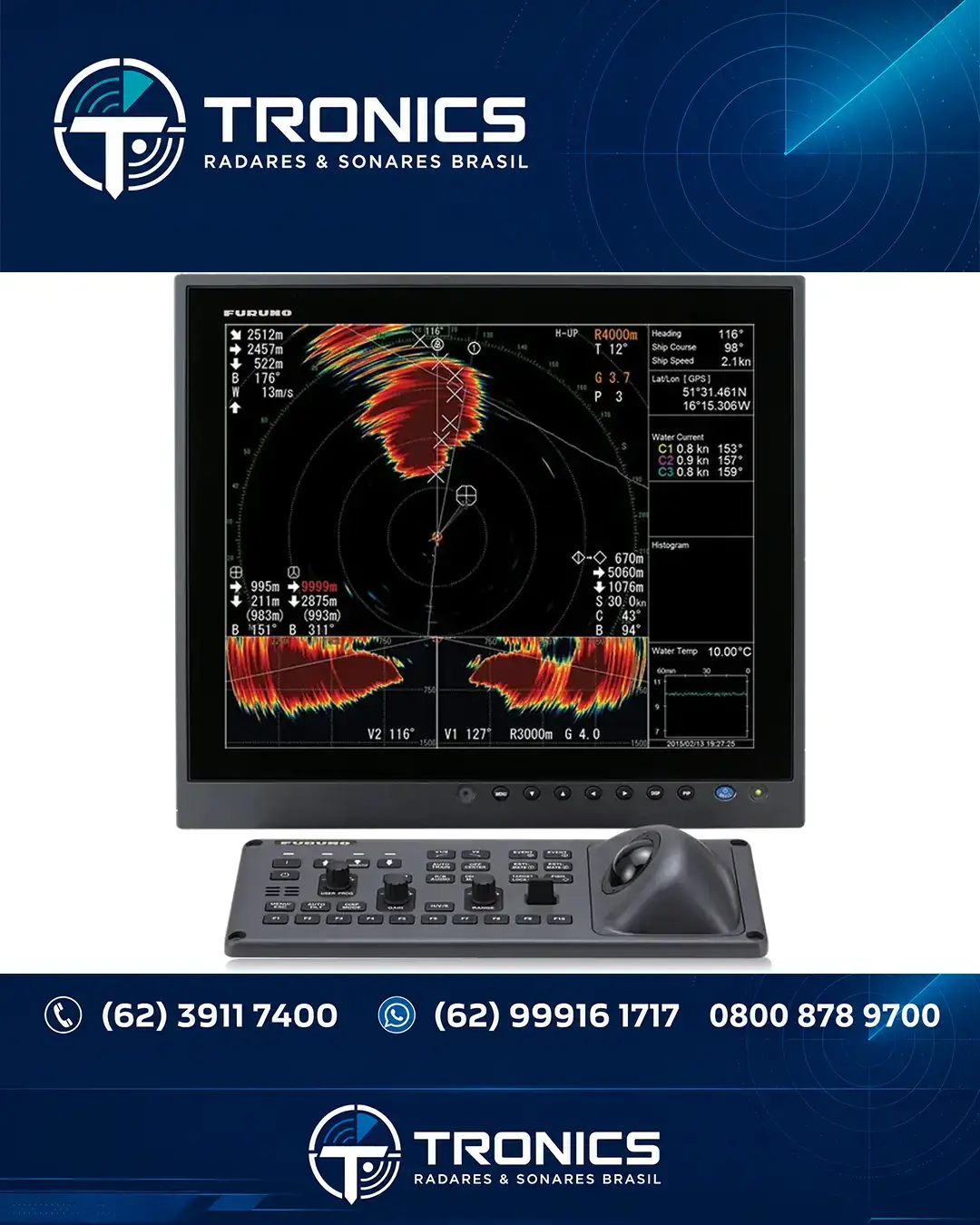 ASSISTÊNCIA SONAR E ECOSSONDA FURUNO FSV 25 DF