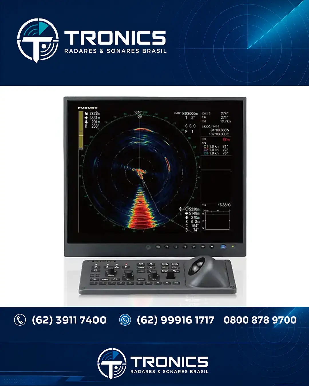 ASSISTÊNCIA SONAR E ECOSSONDA FURUNO FSV 75 RIO GRANDE DO SUL
