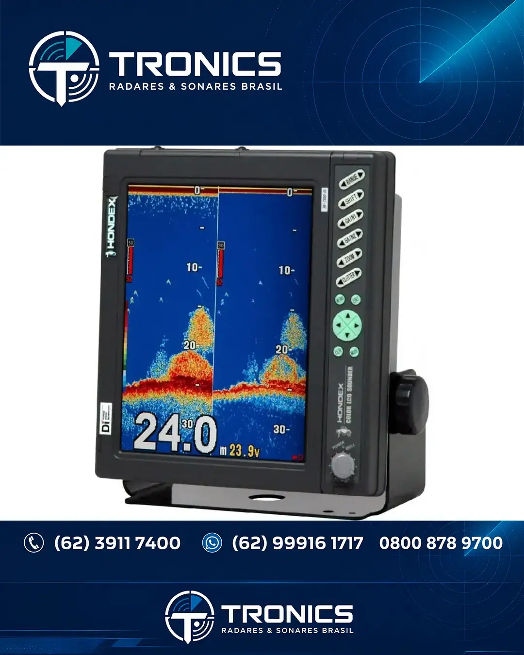 ASSISTÊNCIA SONAR E ECOSSONDA HONDEX HE 773 SANTA CATARINA