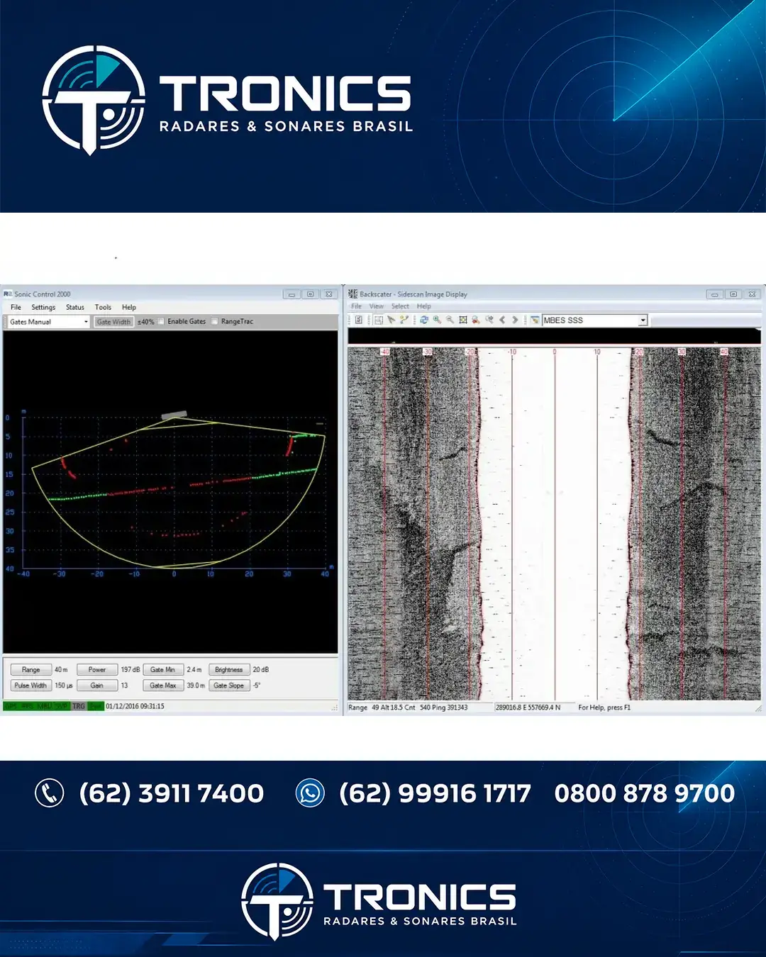 ASSISTÊNCIA SONAR E ECOSSONDA R2SONIC SONIC 2024 DF