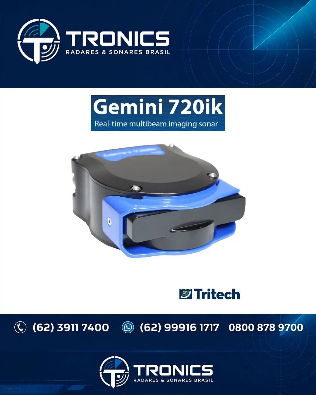 REPAROS TÉCNICA EM TRITECH GEMINI 720IS BRASIL